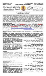 10-2-2022 Bulletin