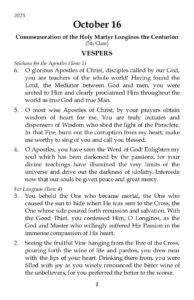 10-16-2025 Vespers